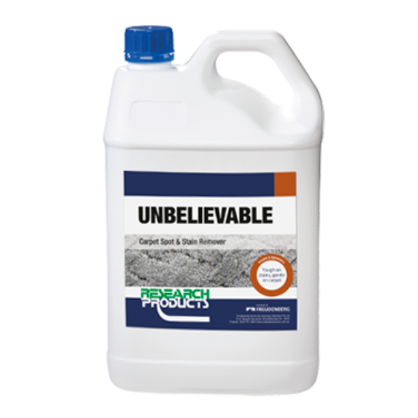 Research Products | Unbelievable 5Lt Carpet Cleaner (Pre-Spray) Group | Crystalwhite Cleaning Supplies Melbourne