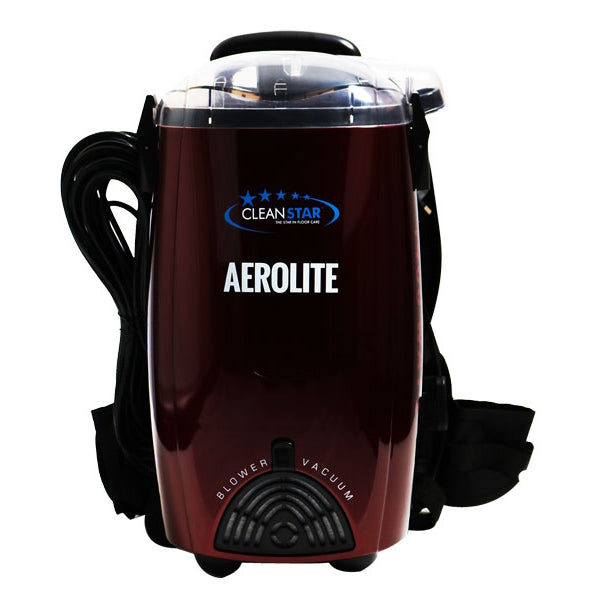 Cleanstar | Aerolite Burgundy 1400 Watt Backpack Vacuum and Blower | Crystalwhite Cleaning Supplies Melbourne