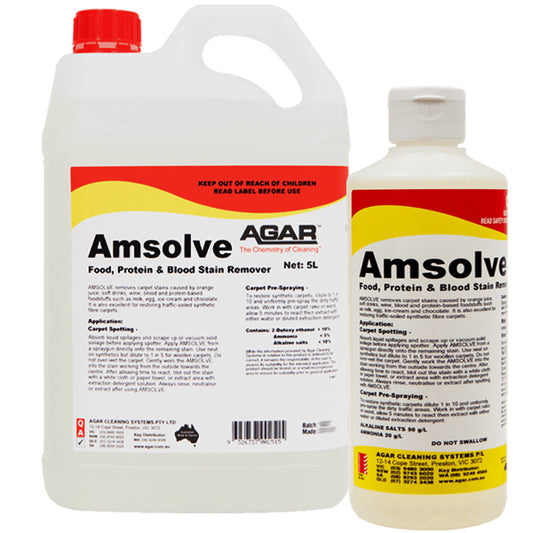 Agar | Amsolve Food, Protien and Blood Stain Remover Group | Crystalwhite Cleaning Supplies Melbourne