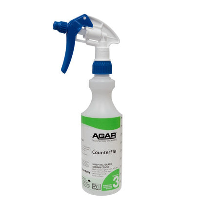 Agar | Counter Flu l Empty Bottle 500ml | Crystalwhite Cleaning Supplies Melbourne