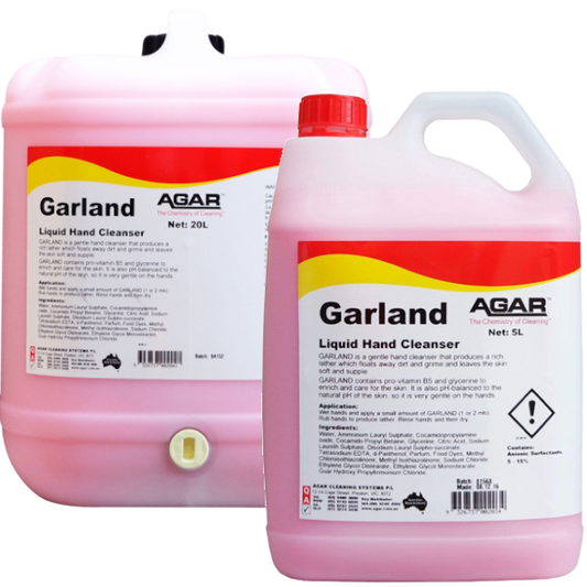 Agar | Garland Group Hand Soap | Crystalwhite Cleaning Supplies Melbourne