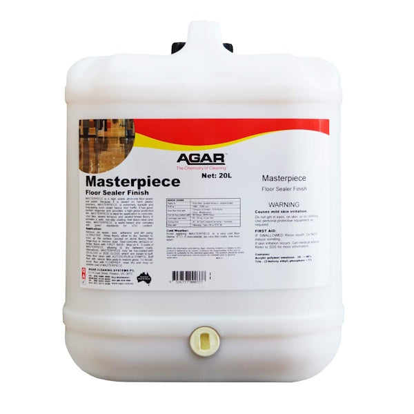 Agar | Masterpiece 20Lt Floor Sealer Finish | Crystalwhite Cleaning Supplies Melbourne