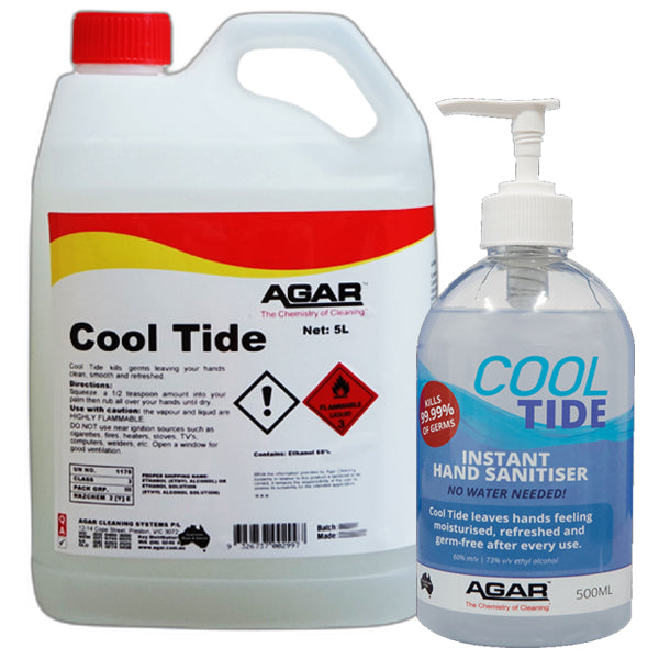 Agar | Cool Tide Instant Hand Sanitiser Group | Crystalwhite Cleaning Supplies Melbourne