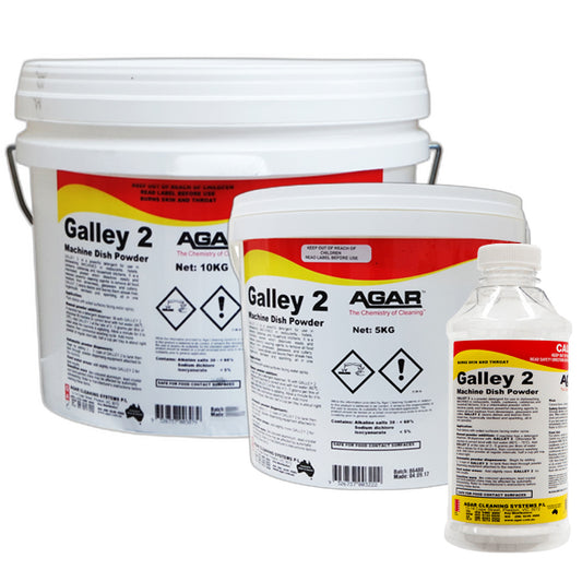 Agar | Galley 2 Machine Dish Powder Group | Crystalwhite Cleaning Supplies Melbourne