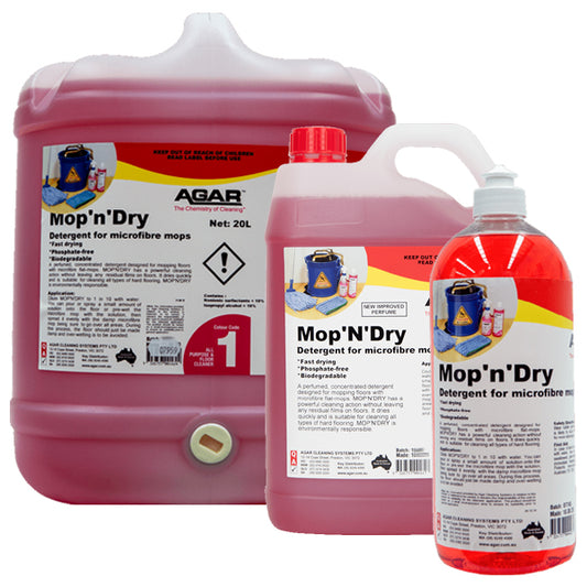 Agar | Agar Mop N Dry Fasting Drying Moping Detergent | Crystalwhite Cleaning Supplies Melbourne