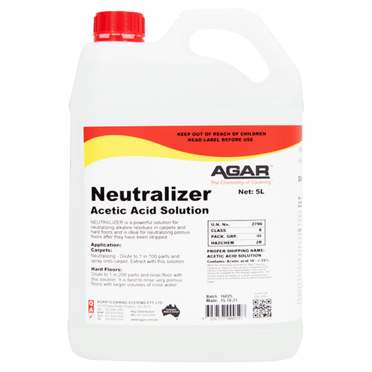 Agar | Agar Neutraliser Carpets and Hard Floors | Crystalwhite Cleaning Supplies Melbourne