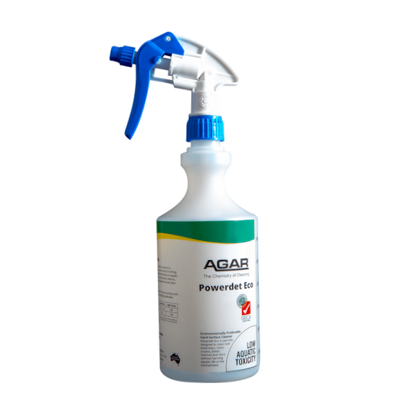 Agar | Powerdet Eco Spray Bottle Multipurpose Detergent | Crystalwhite Cleaning Supplies Melbourne