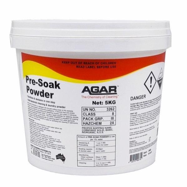 Agar | Presoak 10Kg Powder Utensil Cleaning | Crystalwhite Cleaning Supplies Melbourne