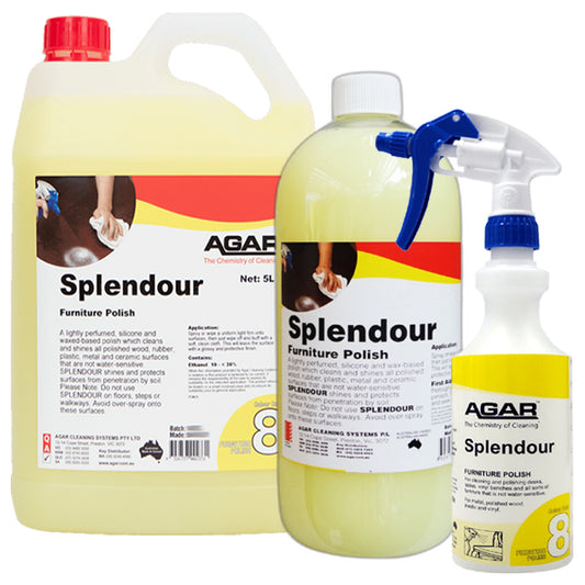 Agar | Splendour Furniture Polish Group | Crystalwhite Cleaning Supplies Melbourne