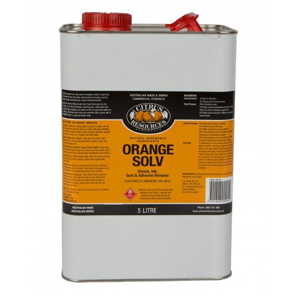 Citrus Resources | Orange Solv GP 5Lt | Crystalwhite Cleaning Supplies Melbourne