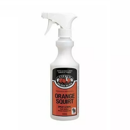 Citrus Resources | Orange Squirt Spray and Wipe | Crystalwhite Cleaning Supplies Melbourne