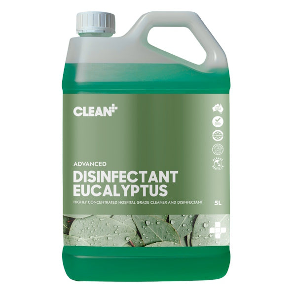 Clean Plus | Advanced Disinfectant Eucalyptus 5Lt | Crystalwhite Cleaning Supplies Melbourne