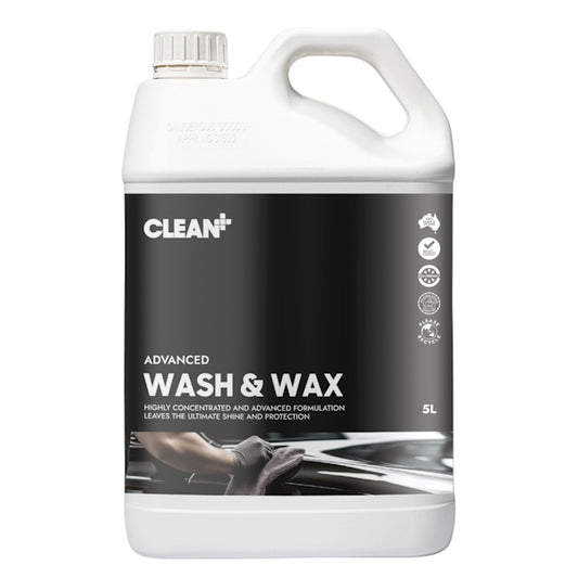 Clean Plus | Advanced Car Wash and Wax 5Lt | Crystalwhite Cleaning Supplies Melbourne