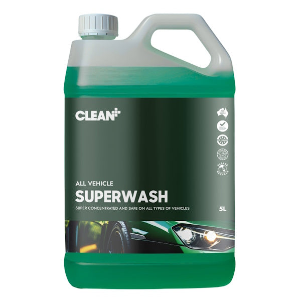 Clean Plus | All Vehicle Superwash 5Lt | Crystalwhite Cleaning Supplies Melbourne