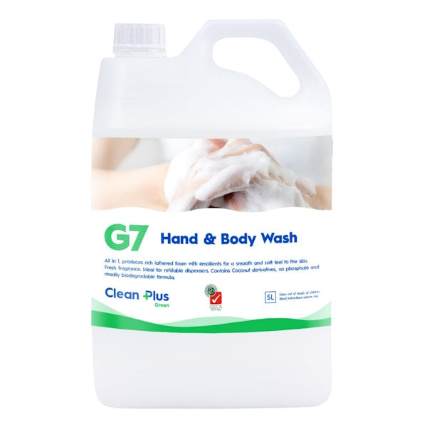 Clean Plus | G7 Hand and Body Wash | Crystalwhite Cleaning Supplies Melbourne