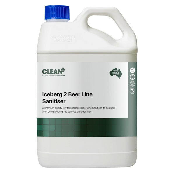 Clean Plus | Iceberg 2 Beer Line Sanitiser | Crystalwhite Cleaning Supplies Melbourne