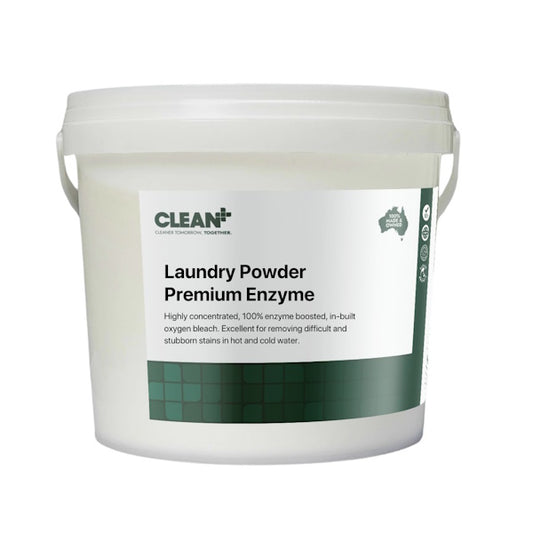 Clean Plus | Laundry Powder Concentrated Premium Enzyme | Crystalwhite Cleaning Supplies Melbourne