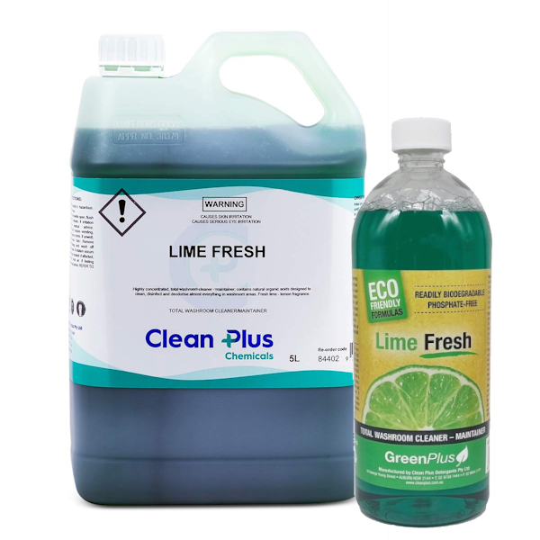 Clean Plus | Lime Fresh Total Washroom  Cleaner Group | Crystalwhite Cleaning Supplies Melbourne