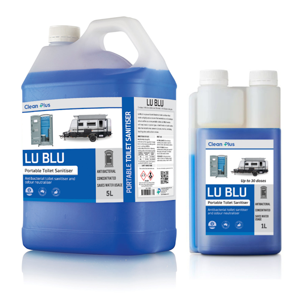 Clean Plus | Clean Plus Lu Blu Portable Toilet Sanitiser | Crystalwhite Cleaning Supplies Melbourne