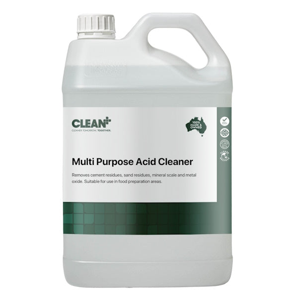 Clean Plus | Multi Purpose Acid Cleaner 5Lt | Crystalwhite Cleaning Supplies Melbourne