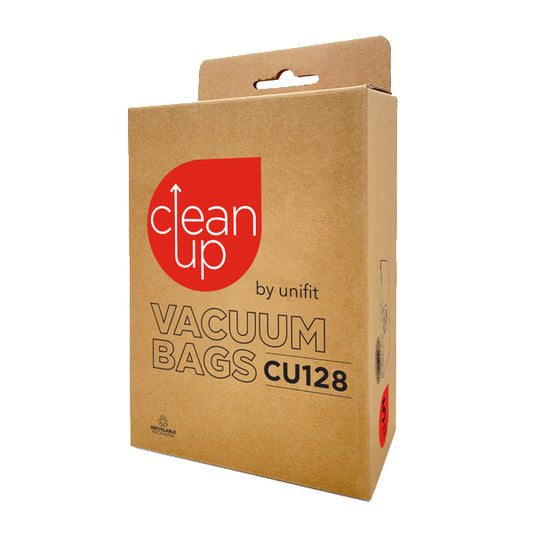 Vacspare | CleanUp by Unifit Vacuum Bags CU128 | Crystalwhite Cleaning Supplies Melbourne