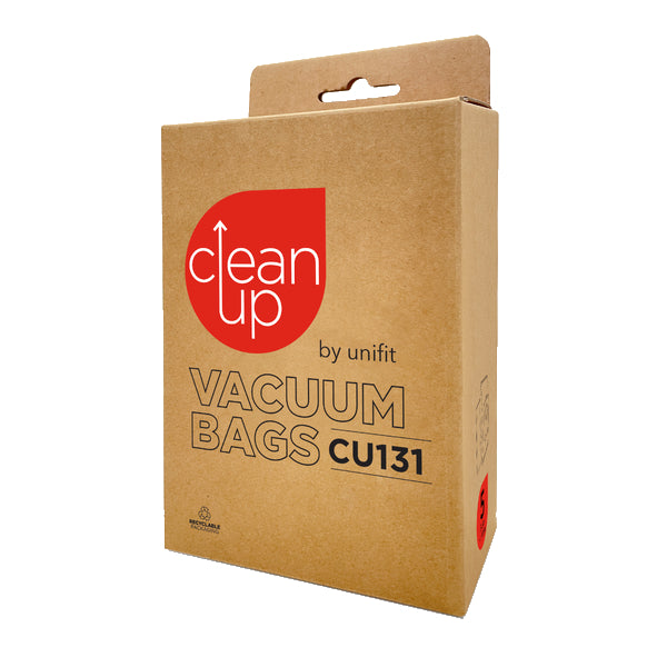 Vacspare | CleanUp by Unifit Vacuum Bags CU131 | Crystalwhite Cleaning Supplies Melbourne