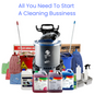 Crystalwhite Cleaning Supplies | Cleaning Start-up Kit  with Pacvac Thrift Vacuum | Crystalwhite Cleaning Supplies Melbourne