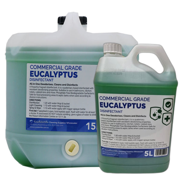 Crystalwhite | Commercial Grade Disinfectant Eucalptus Group | Crystalwhite Cleaning Supplies Melbourne