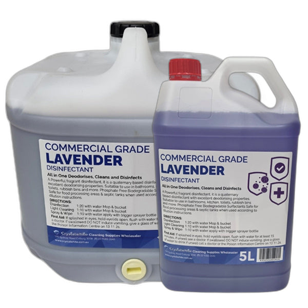 Crystalwhite | Lavender Commercial Grade Disinfectant | Crystalwhite Cleaning Supplies Melbourne