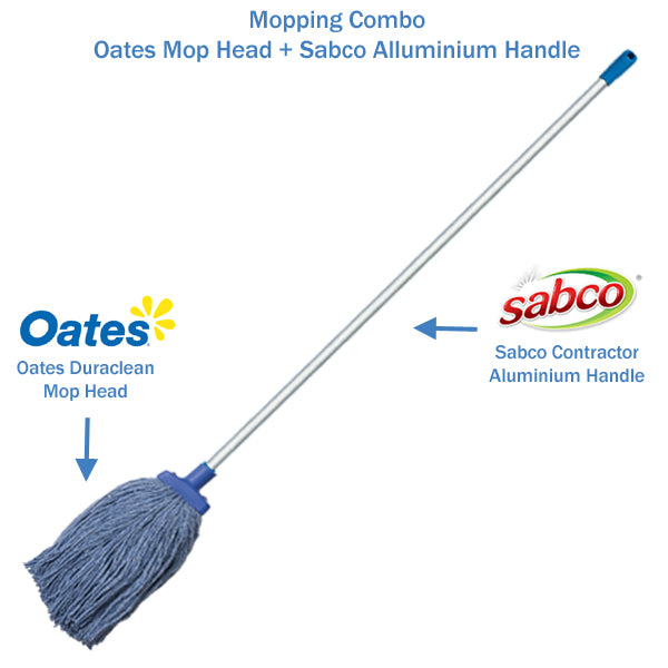 Crystalwhite | Mopping Combo Mop Head with Handle | Crystalwhite Cleaning Supplies Melbourne