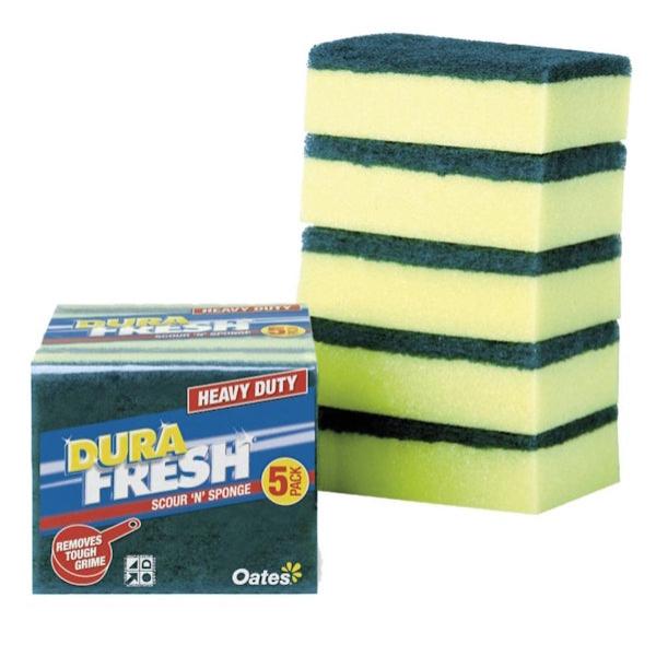 Oates | DuraFresh Scour 'N' Sponge | Crystalwhite Cleaning Supplies Melbourne