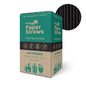 Envirostar | Paper Straws Premium 3 Ply Jumbo Black | Crystalwhite Cleaning Supplies Melbourne