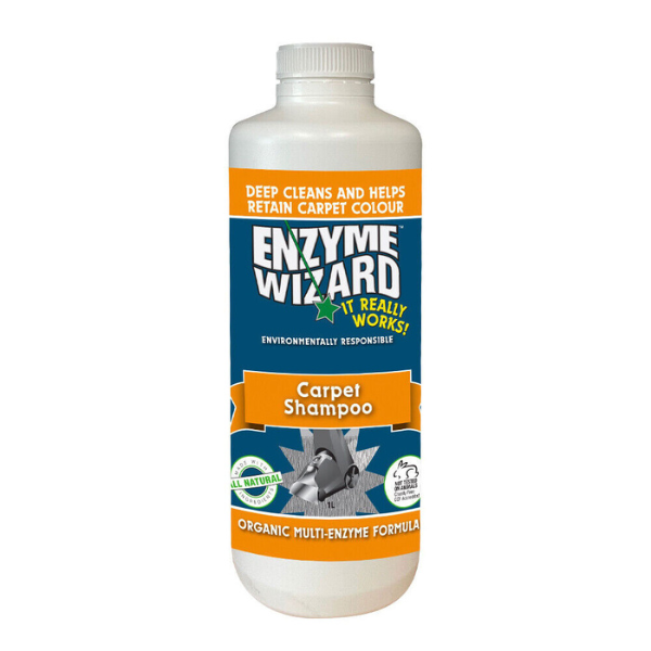 Enzyme Wizard | Carpet Shampoo 1Lt Twin | Crystalwhite Cleaning Supplies Melbourne.