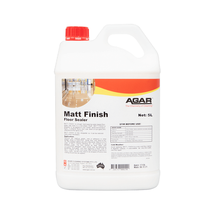 Agar | Matte Finish 5Lt Floor Sealer | Crystalwhite Cleaning Supplies Melbourne