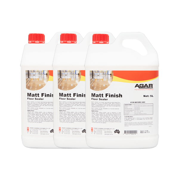 Agar |  Matte Finish 3 X 5LFloor Sealer | Crystalwhite Cleaning Supplies Melbourne