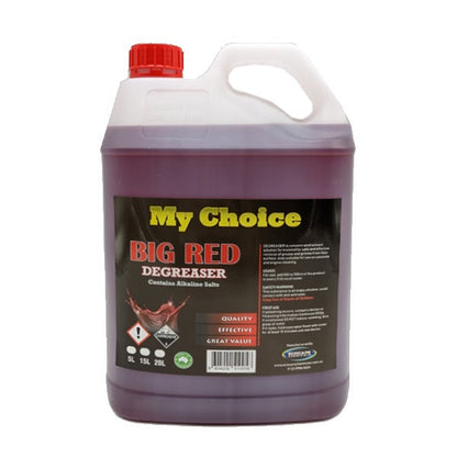 My Choice | Big Red Degreaser 5Lt | Crystalwhite Cleaning Supplies Melbourne