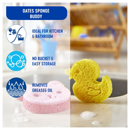 Oates | Sponge Buddy 2 Pack | Crystalwhite Cleaning Supplies Melbourne.