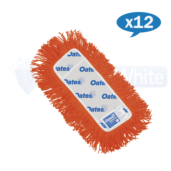 Oates | Modacrylic Mops 350mm Orange carton quantity | Crystalwhite Cleaning Supplies Melbourne