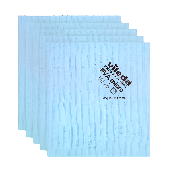 Vileda | Professional PVA Microfibre Cleaning Cloth Blue Pack | Crystalwhite Cleaning Supplies Melbourne