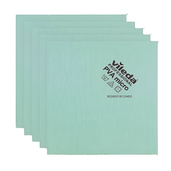 Vileda | Professional PVA Microfibre Cleaning Cloth Green Pack | Crystalwhite Cleaning Supplies Melbourne