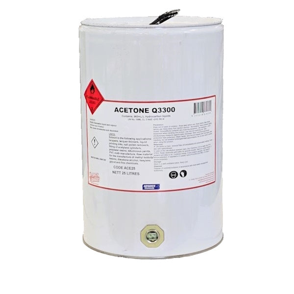 Quick Smart | Acetone 25L | Crystalwhite Cleaning Supplies Melbourne