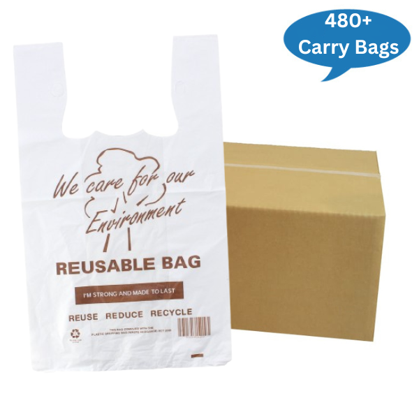 MaxValu | Reuseable Plastic Bags  Large Carton | Crystalwhite Cleaning Supplies Melbourne