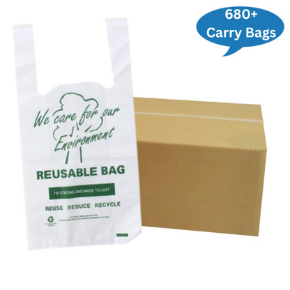 MaxValu | Reuseable Plastic Bags Small Carton | Crystalwhite Cleaning Supplies Melbourne