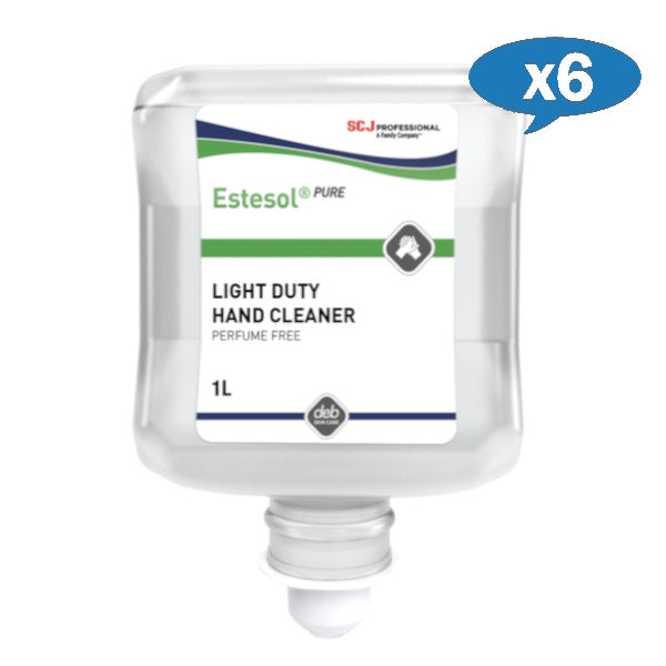 SC Johnson Deb | Estesol Pure 1Lt Box Wash Light Duty Hand Cleaner | Crystalwhite Cleaning Supplies Melbourne