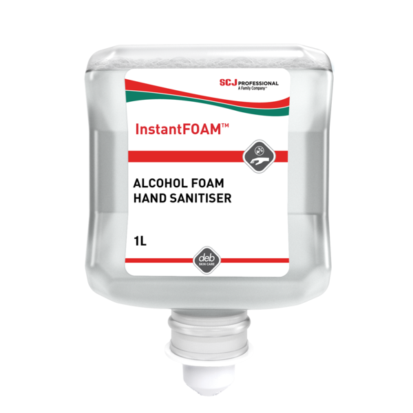 SC Johnson Deb | InstantFoam Alcohol Foam 1Lt Hand Sanitiser | Crystalwhite Cleaning Supplies Melbourne