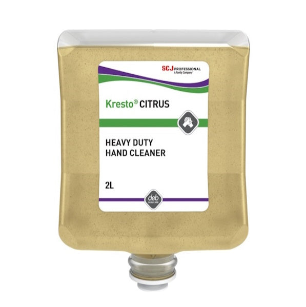 SC Johnson Deb | Kresto Citrus 2Lt Heavy Duty Hand Cleanser | Crystalwhite Cleaning Supplies Melbourne