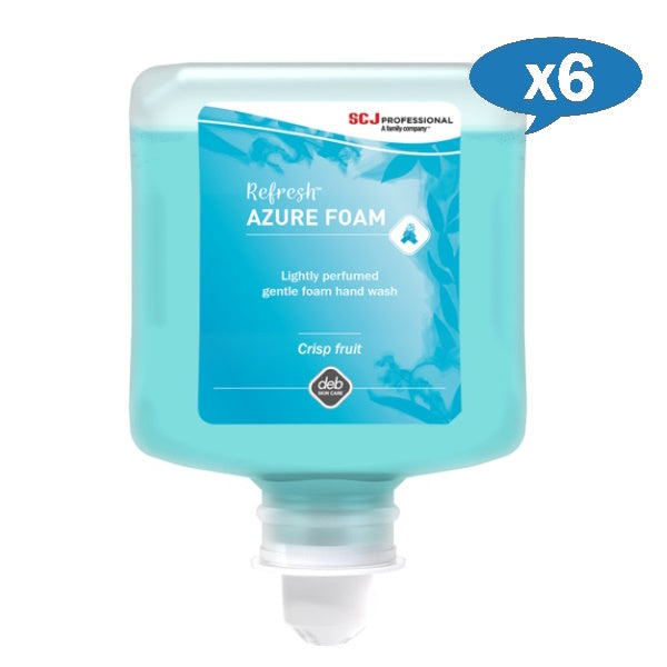 CS Johnson Deb | Refresh Azure Foam 1Lt Box Hand Soap | Crystalwhite Cleaning Supplies Melbourne