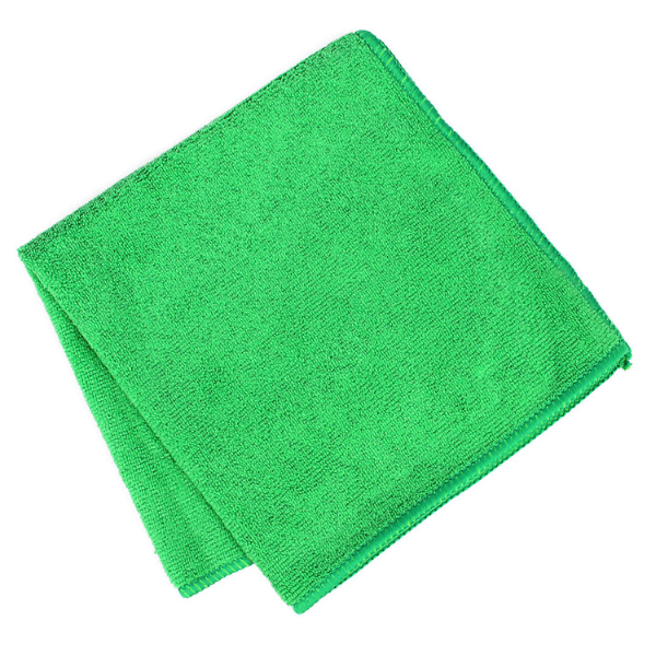 Sabco | All Purpose Single Piece Green Microfibre Cloths | Crystalwhite Cleaning Supplies Melbourne