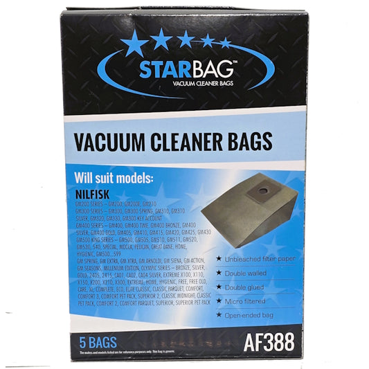 Cleanstar | StarBag AF388 Vacuum Cleaner Bags | Crystalwhite Cleaning Supplies Melbourne