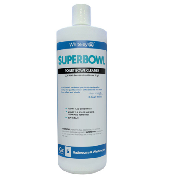 Whiteley | Superbowl Toilet Bowl Cleaner 1Lt | Crystalwhite Cleaning Supplies Melbourne.